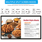 18.5 inch Commercial Wall mount LCD Digital Signage monitor Advertising Player LCD Display with Interactive Touch Screen